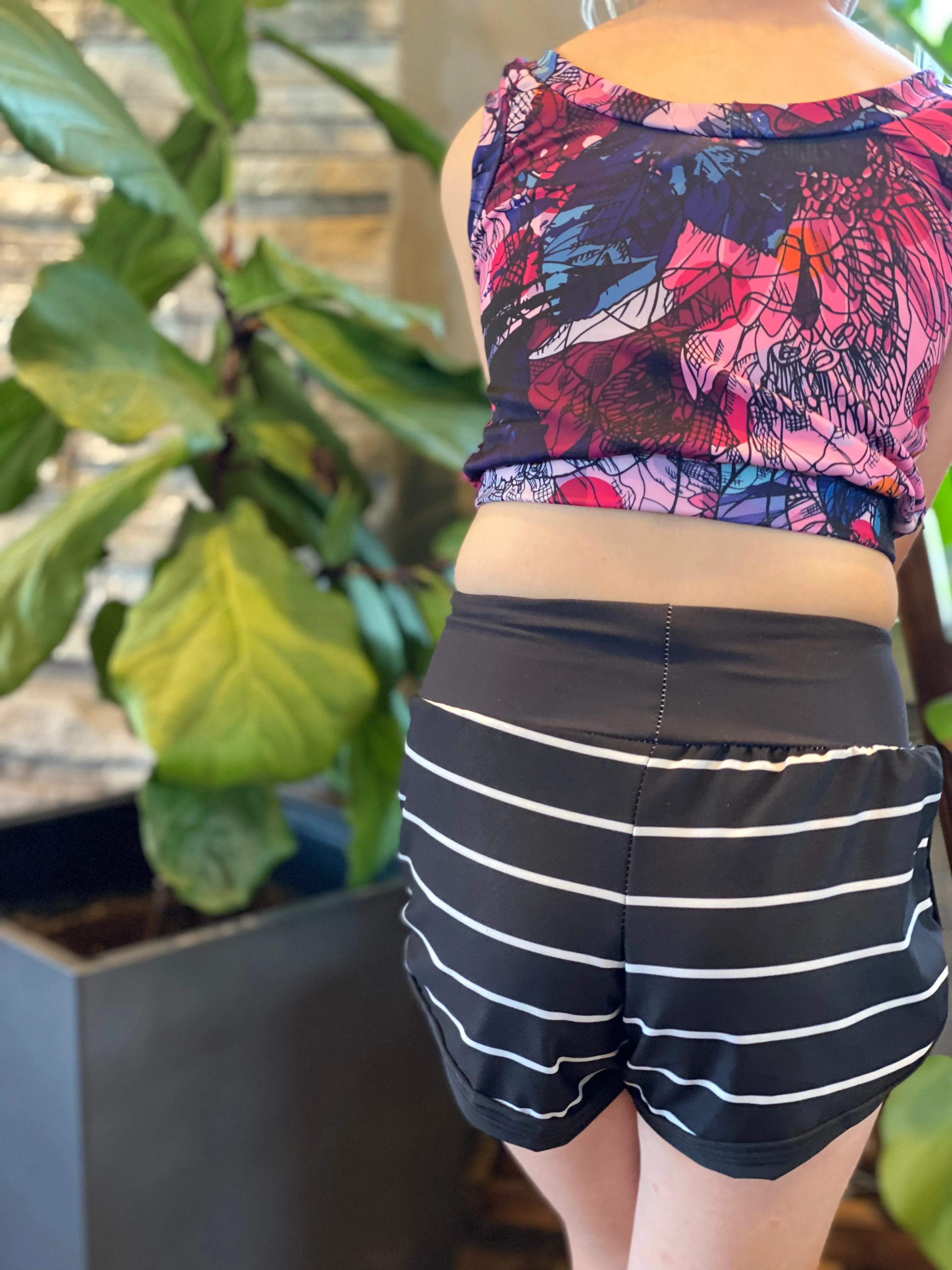 Mono Stripe STRETCH WOVEN