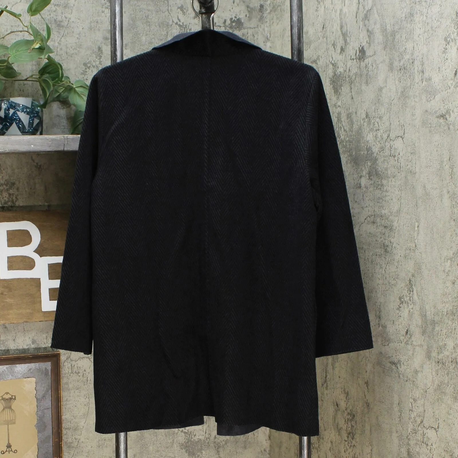 MOTTO Women's Woven Herringbone Cardigan
