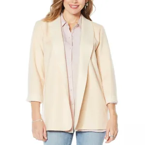 MOTTO Women's Woven Herringbone Cardigan