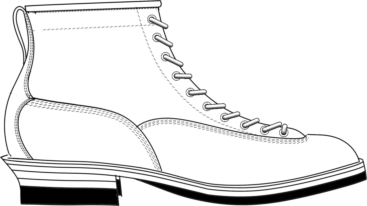 MTO - Lace to Toe Boot - 50% deposit