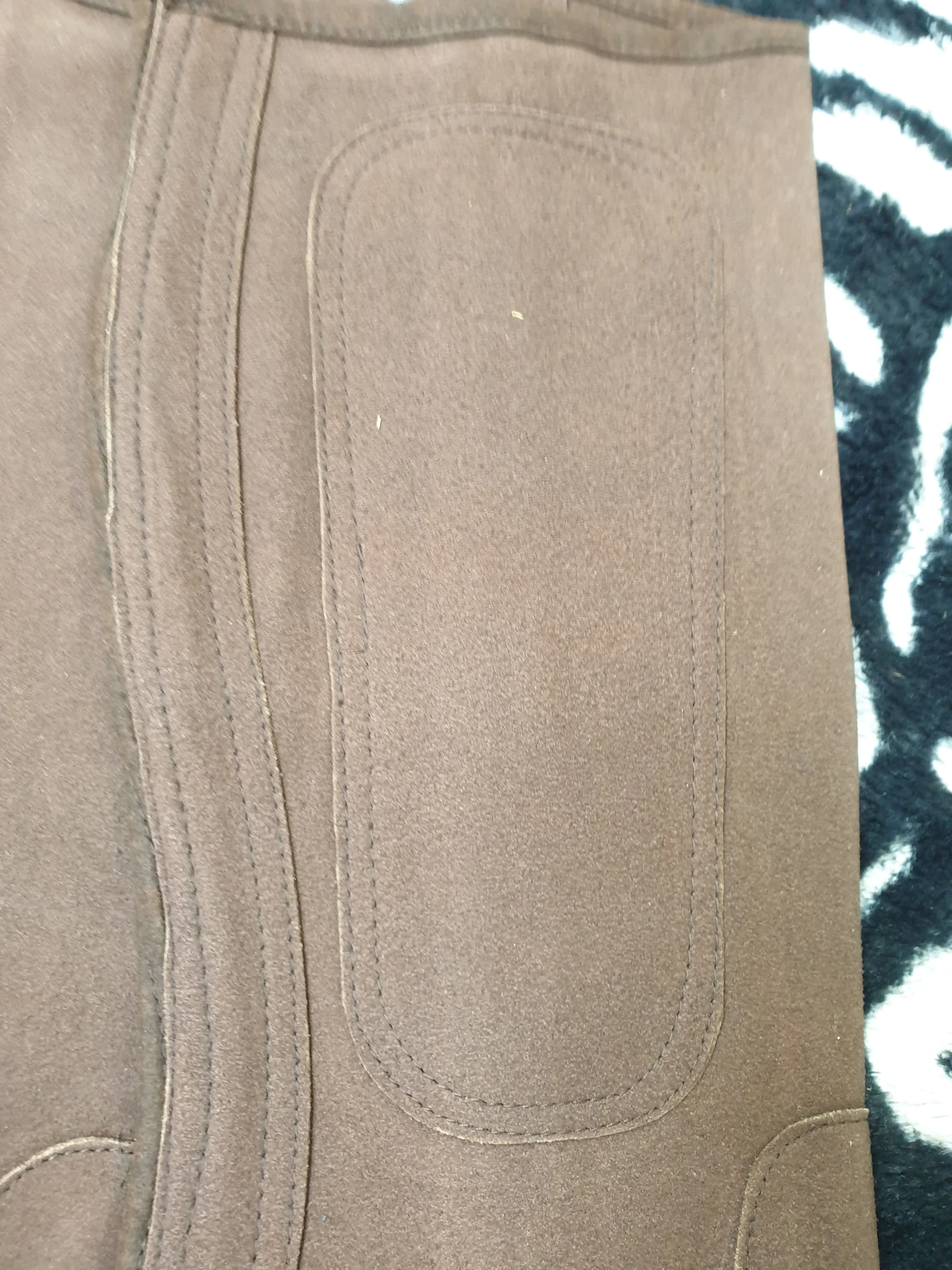 New Elico equestrian brown suede small adults chaps