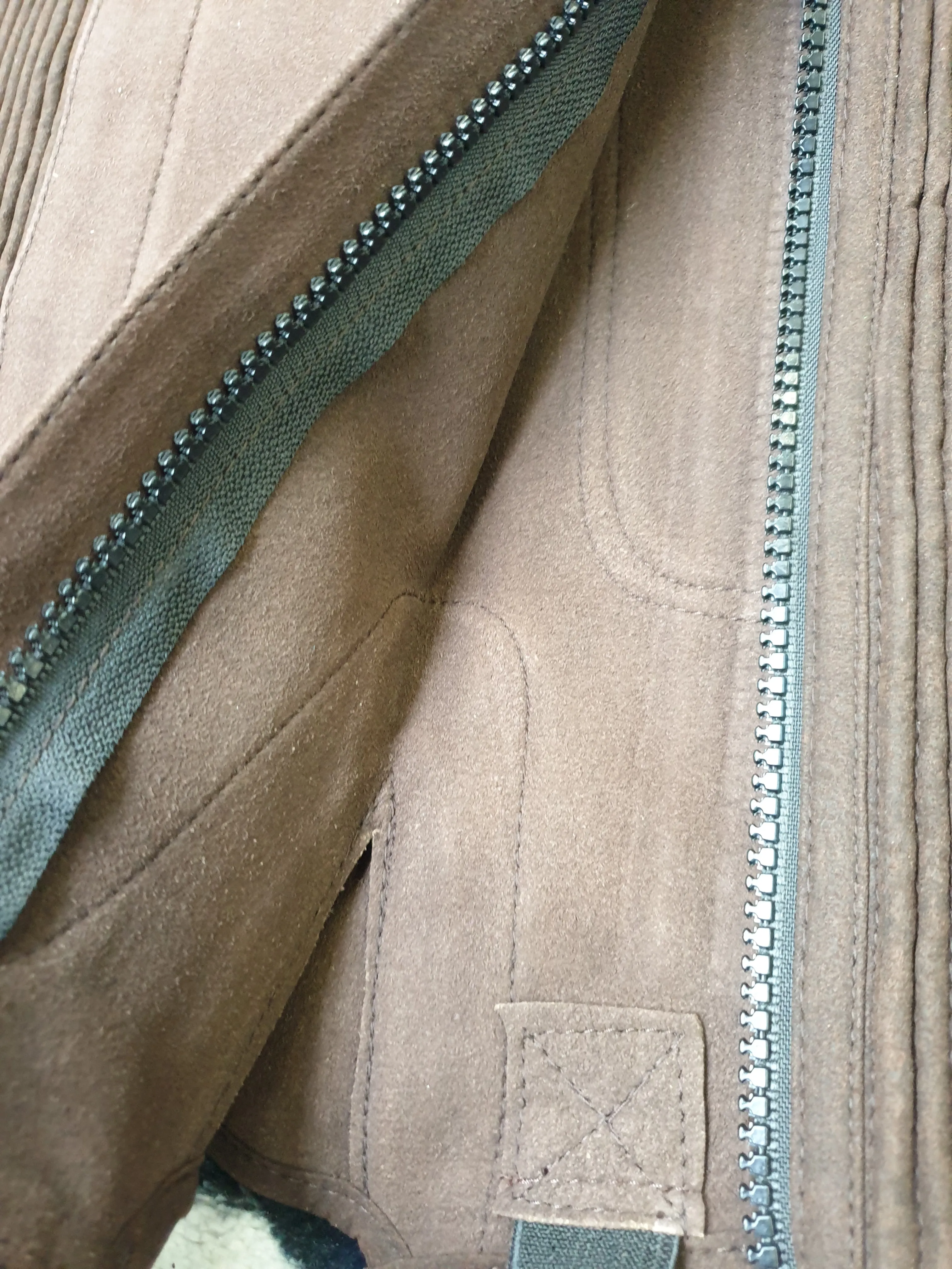 New Elico equestrian brown suede small adults chaps