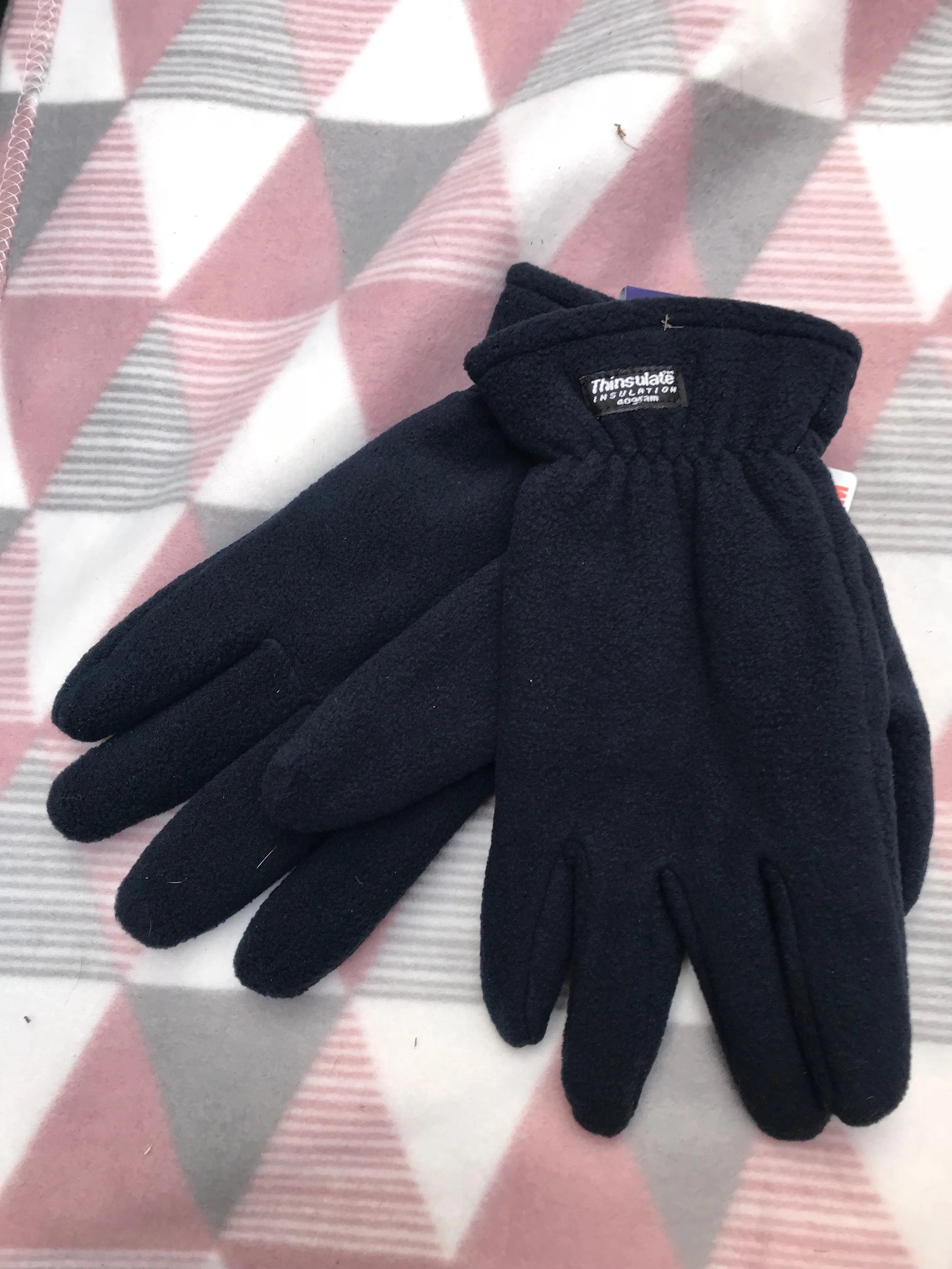 New thinsulate insulated gloves navy one size FREE POSTAGE