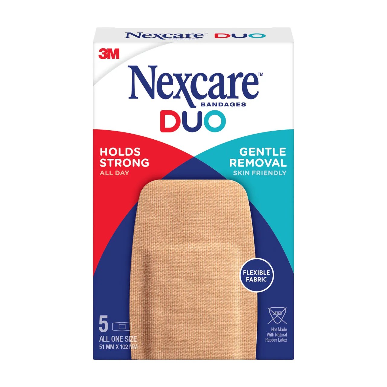 Nexcare DUO Flexible Fabric Bandages