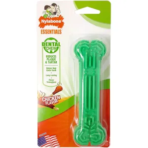 Nylabone Daily Dental Durable Dog Chew, Green, Medium