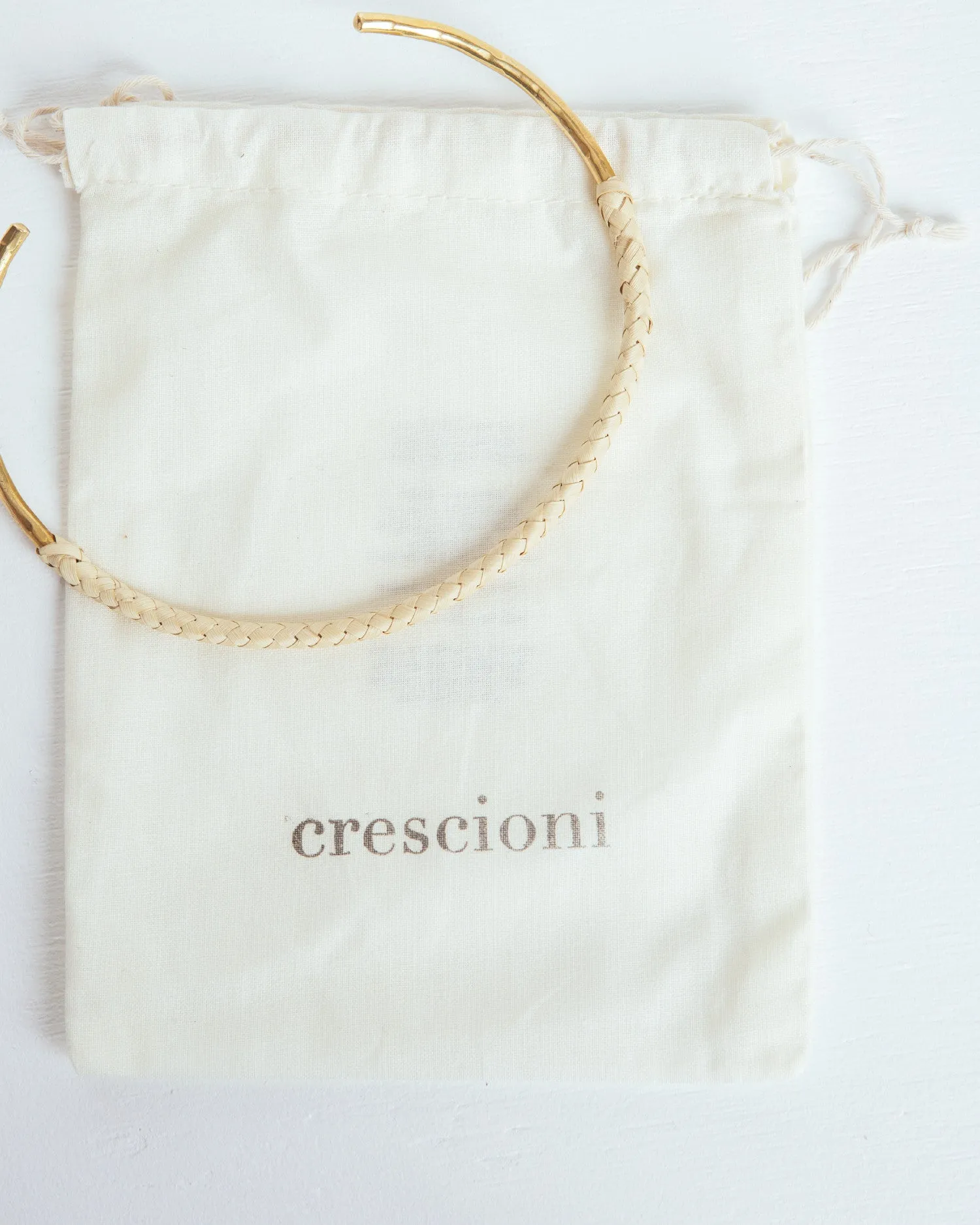 Oaxacan Woven Palm Kiva Necklace