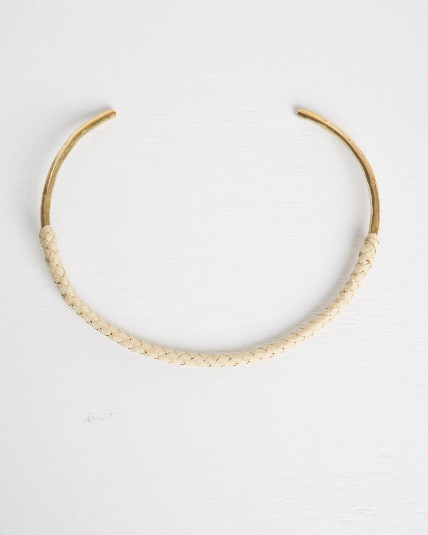 Oaxacan Woven Palm Kiva Necklace