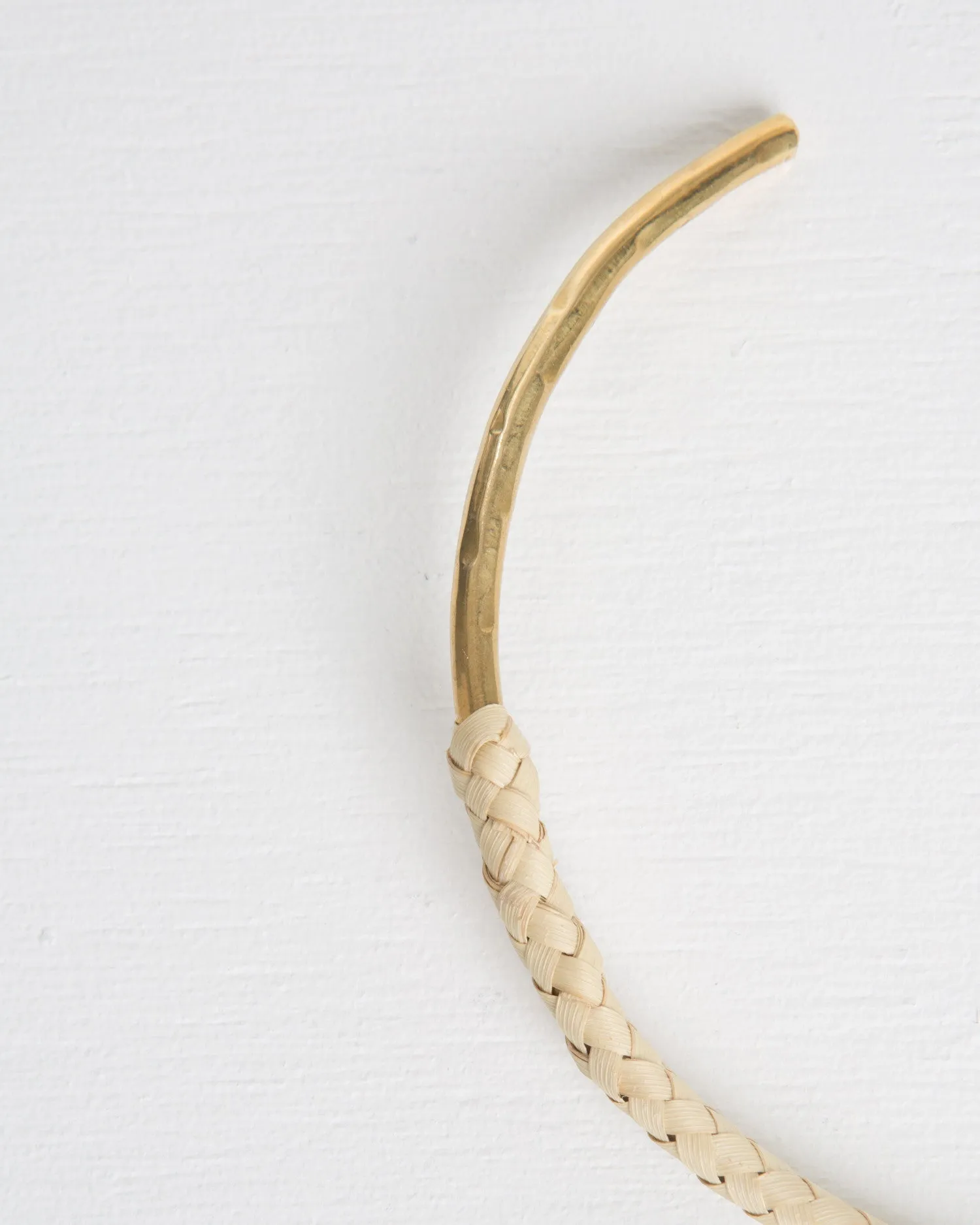 Oaxacan Woven Palm Kiva Necklace