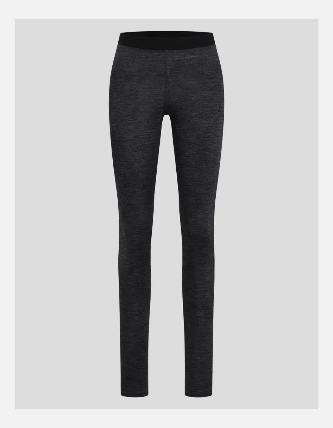 Odlo W Performance Wool 150 base layer bottoms, Dark Grey Melange