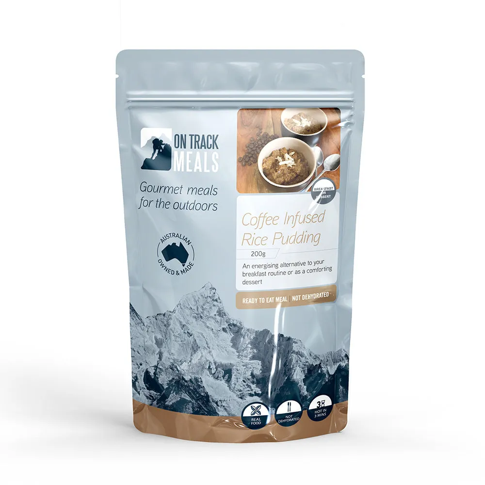 On Track MRE Coffee Infused Rice Pudding
