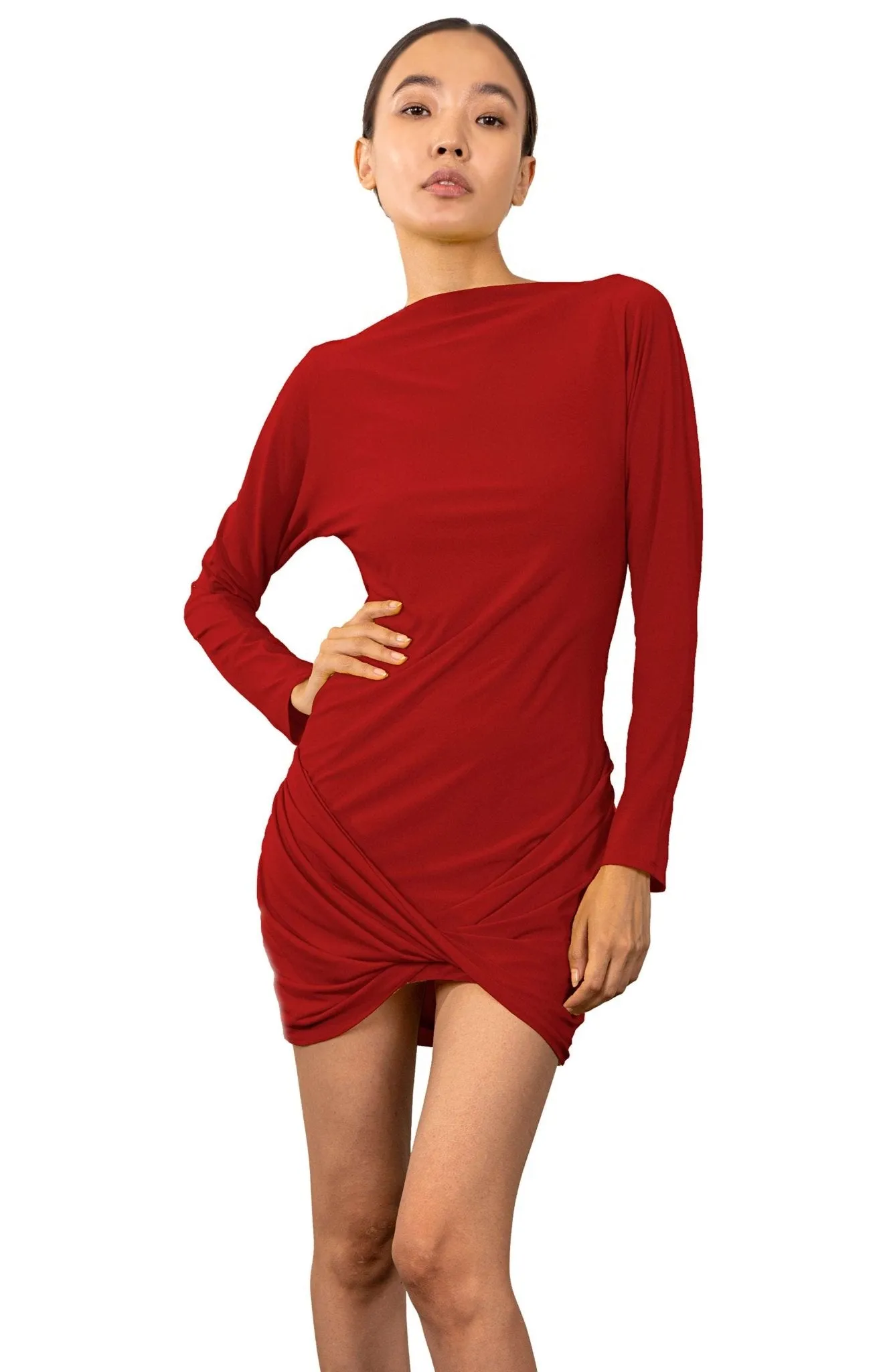 Oneero | Flirty And Chic: Draped Jersey Dress