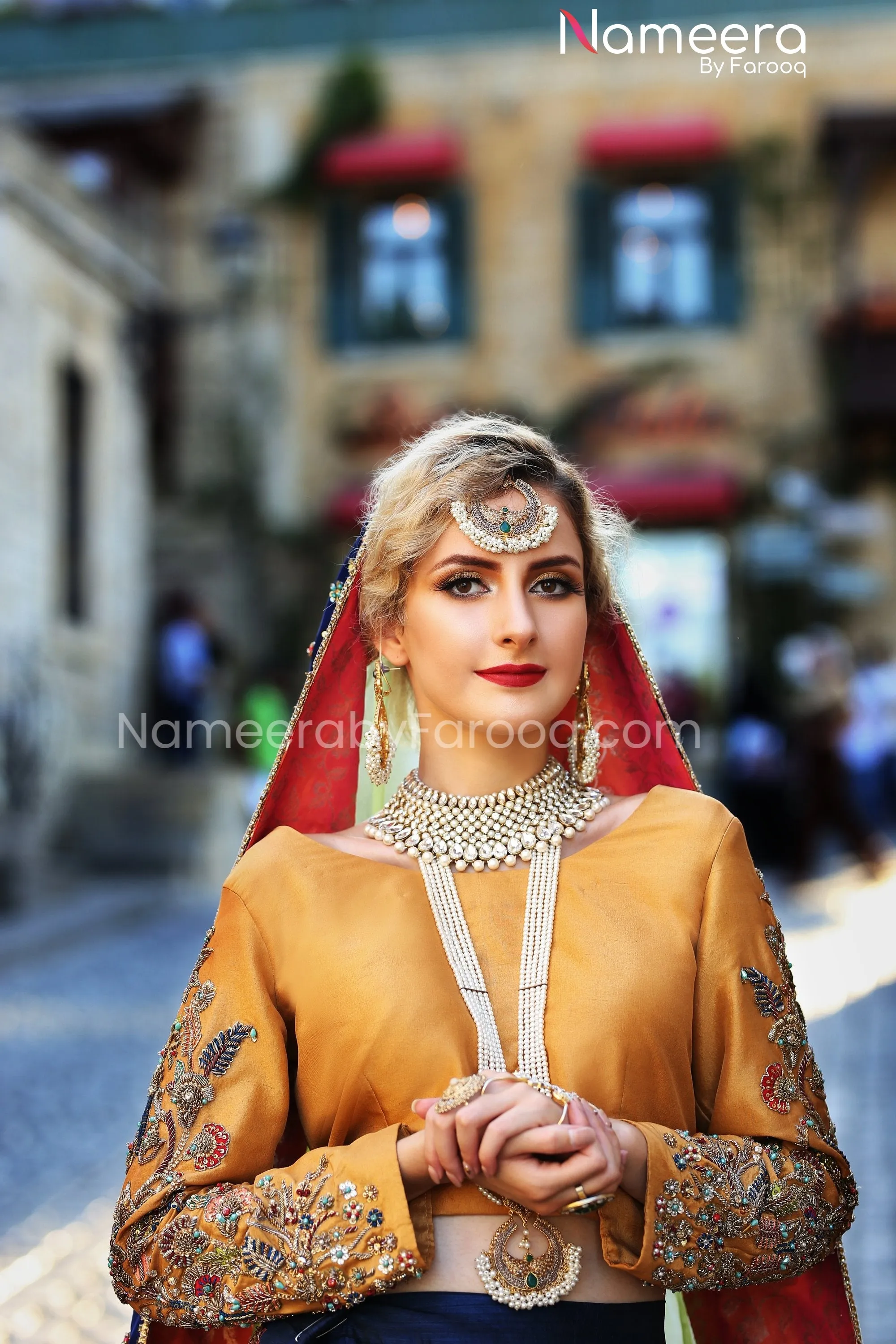 Pakistani Stylish Bridal Lehenga Choli Online #BS98