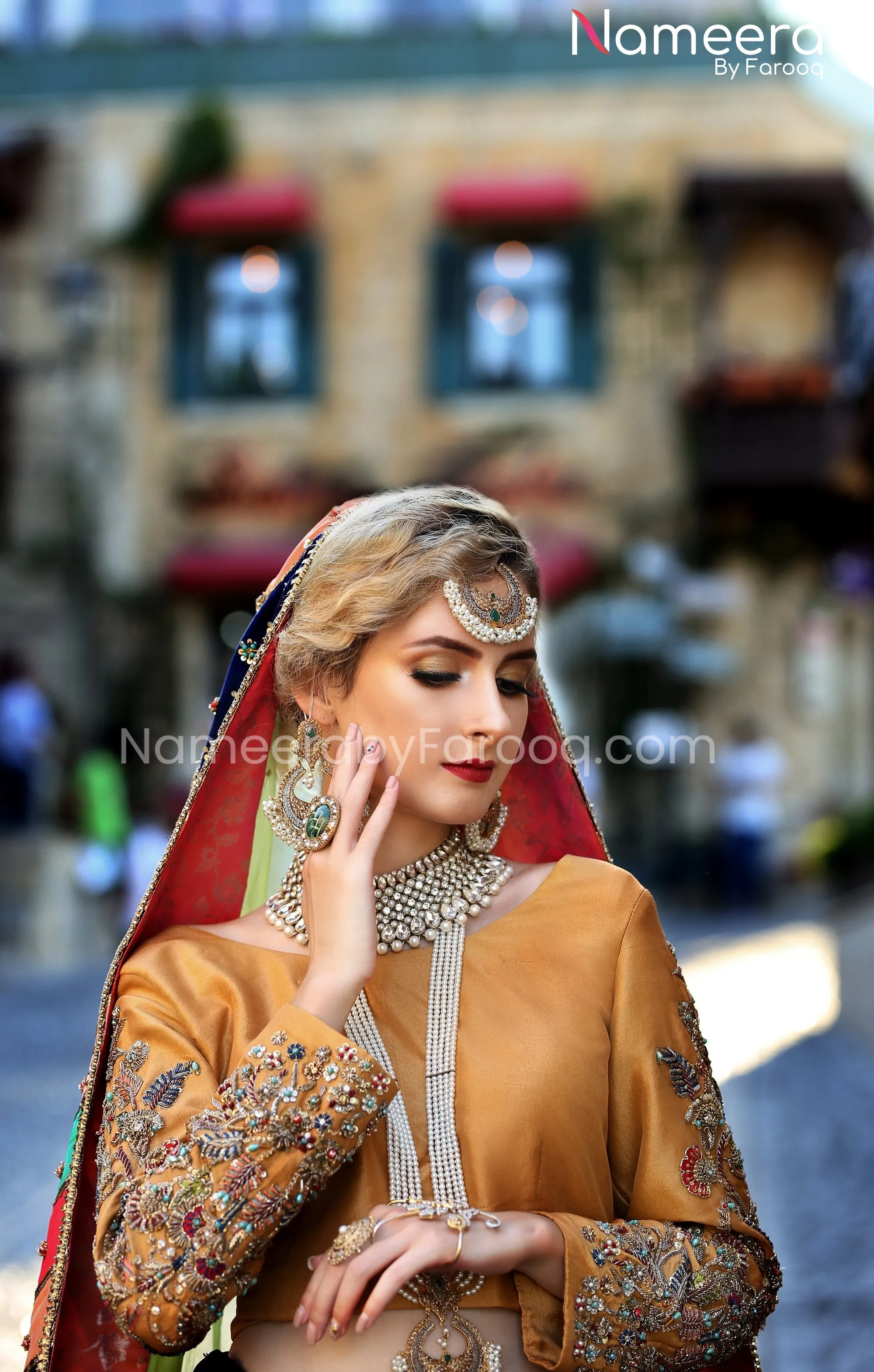 Pakistani Stylish Bridal Lehenga Choli Online #BS98