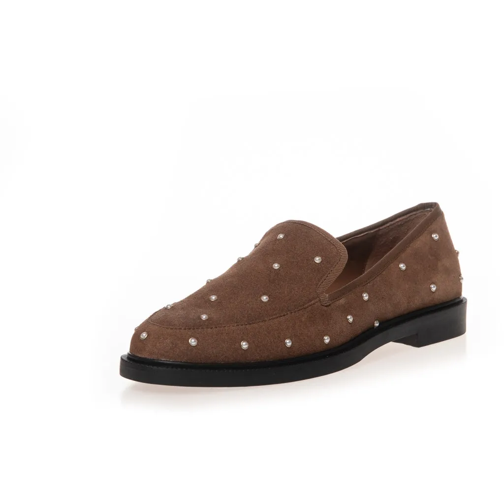 PEARL LOVERS SUEDE - CAPPUCCINO
