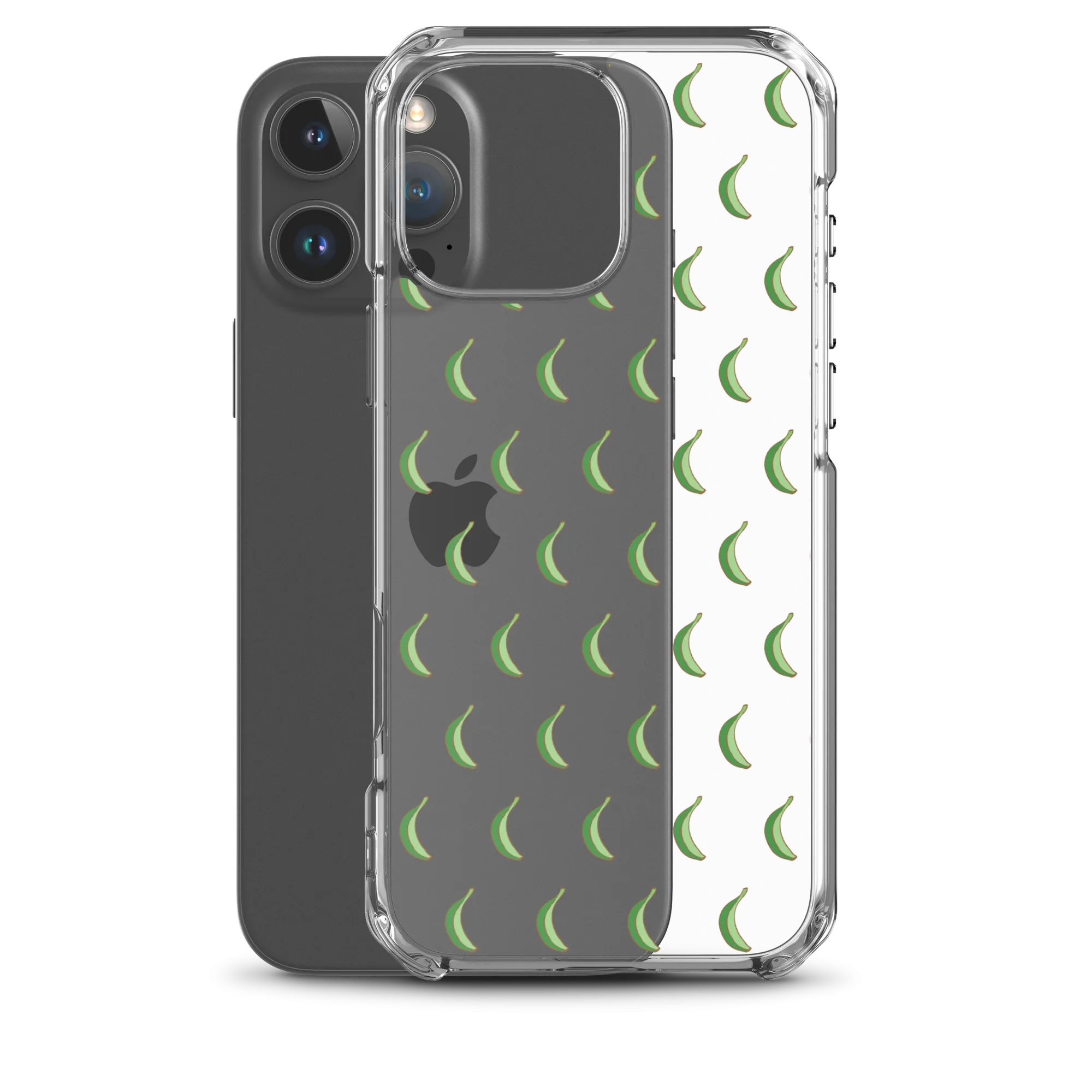 Platano All-Over Dominican iPhone Case (Transparent)