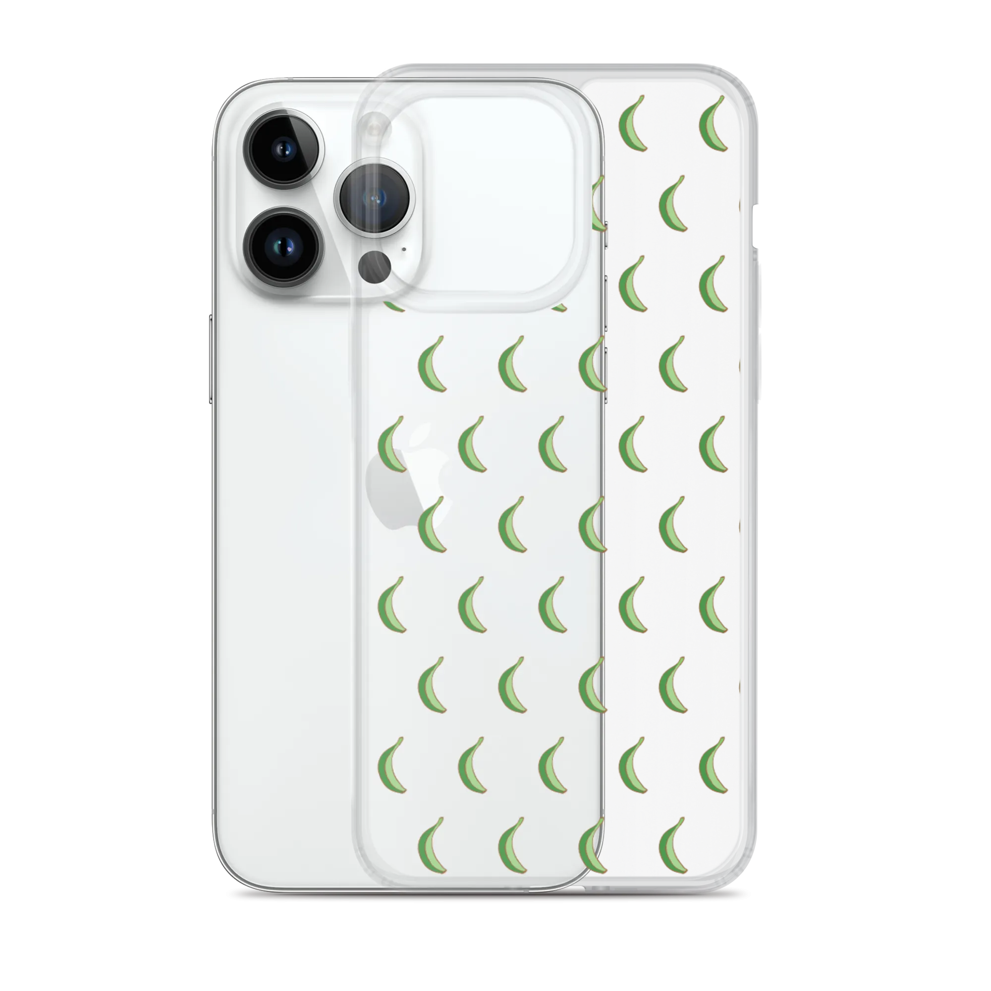 Platano All-Over Dominican iPhone Case (Transparent)