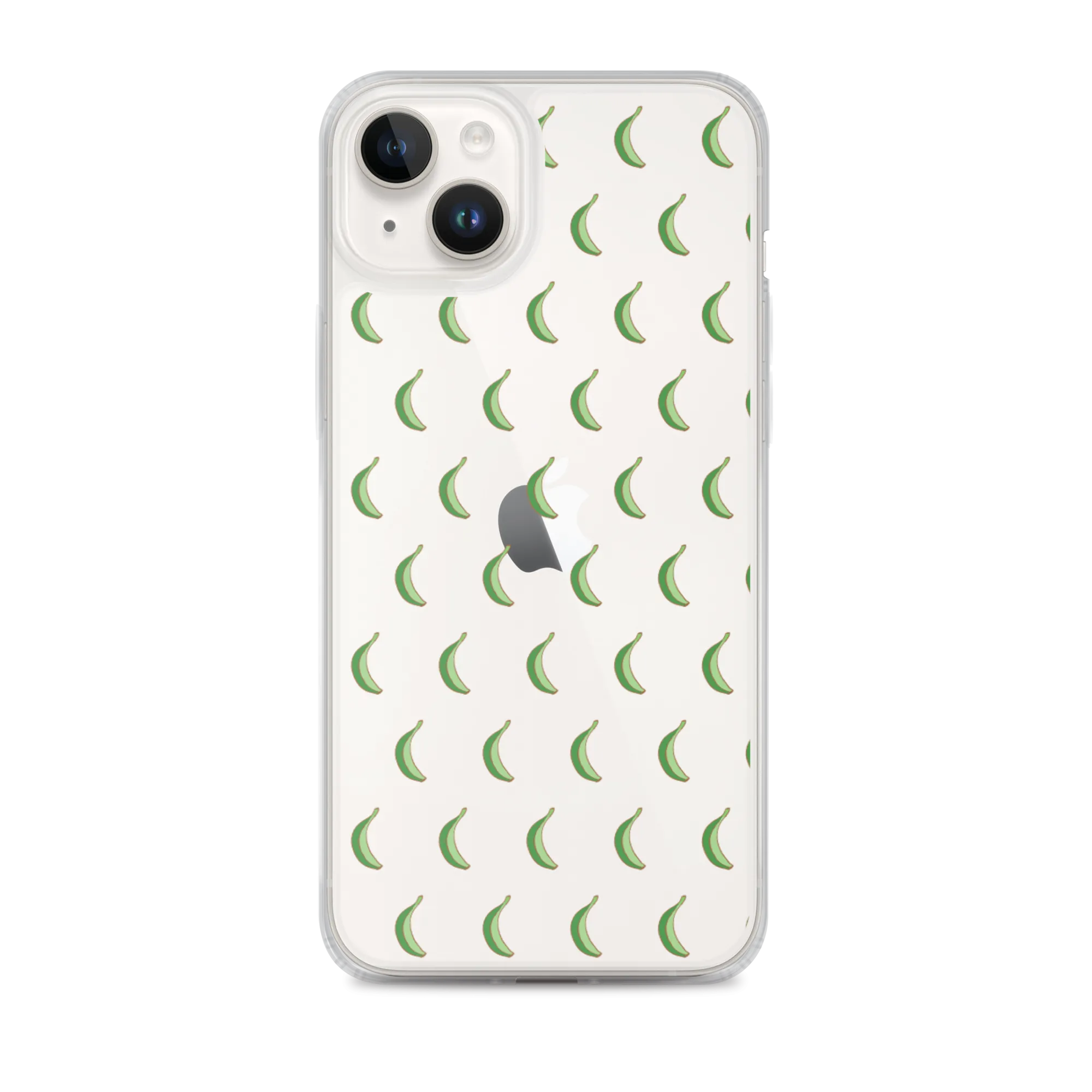 Platano All-Over Dominican iPhone Case (Transparent)