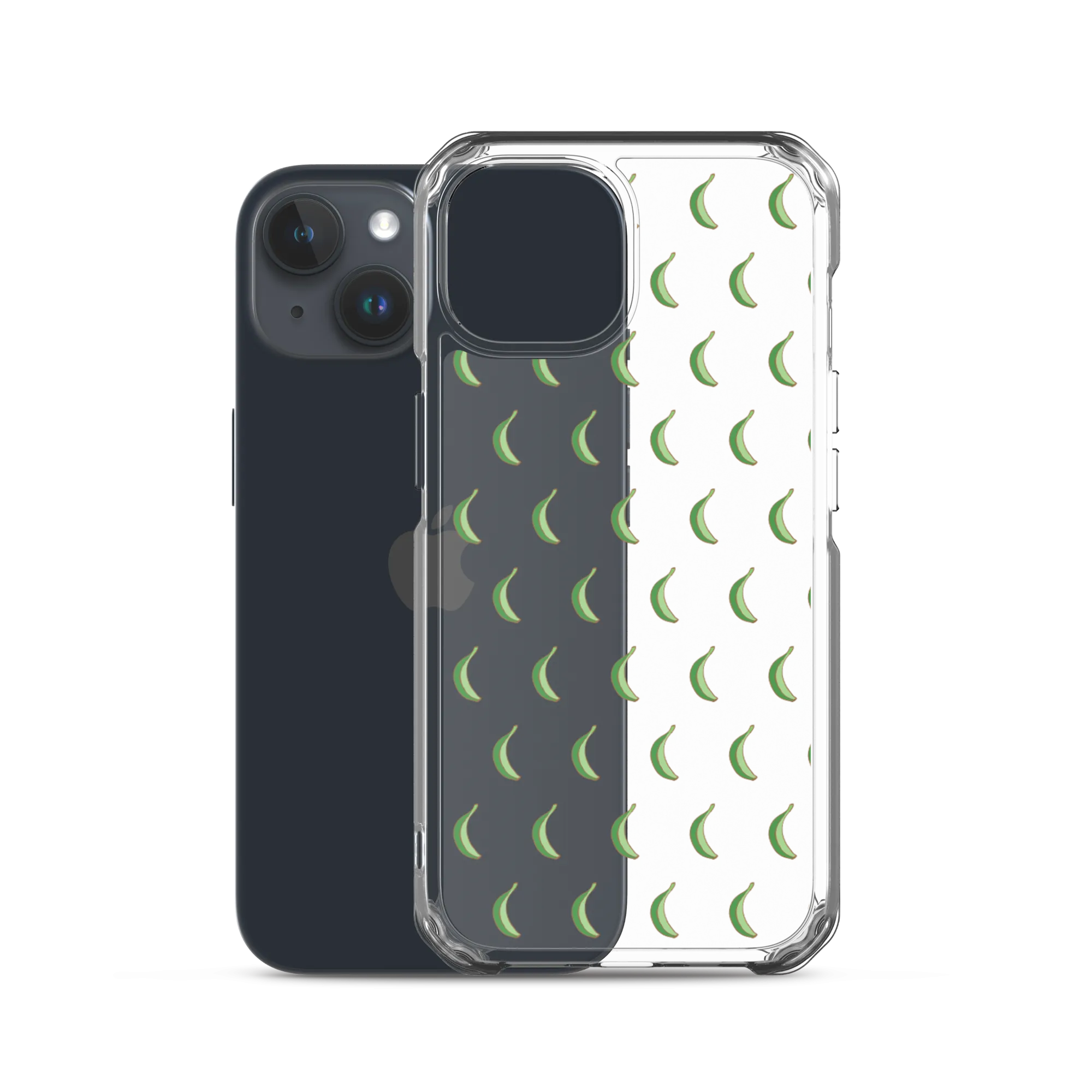 Platano All-Over Dominican iPhone Case (Transparent)