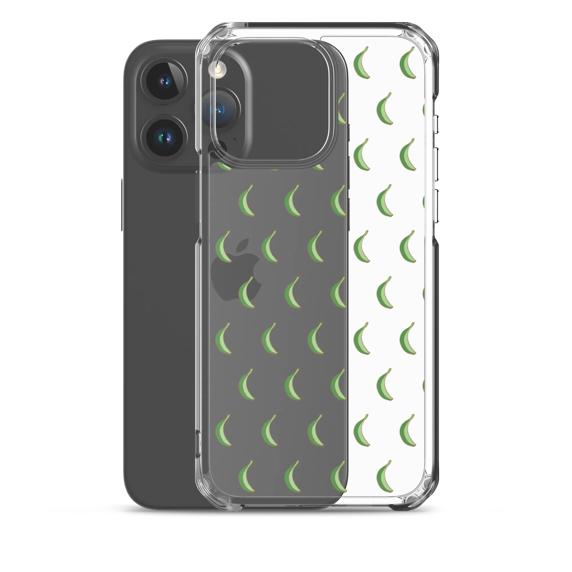 Platano All-Over Dominican iPhone Case (Transparent)