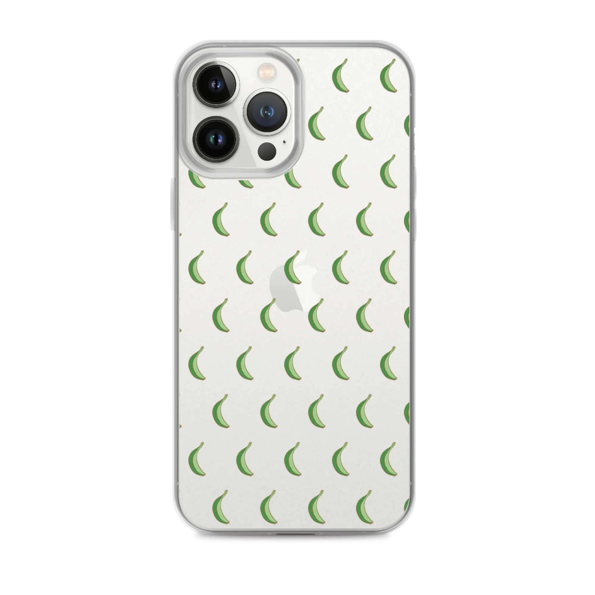 Platano All-Over Dominican iPhone Case (Transparent)