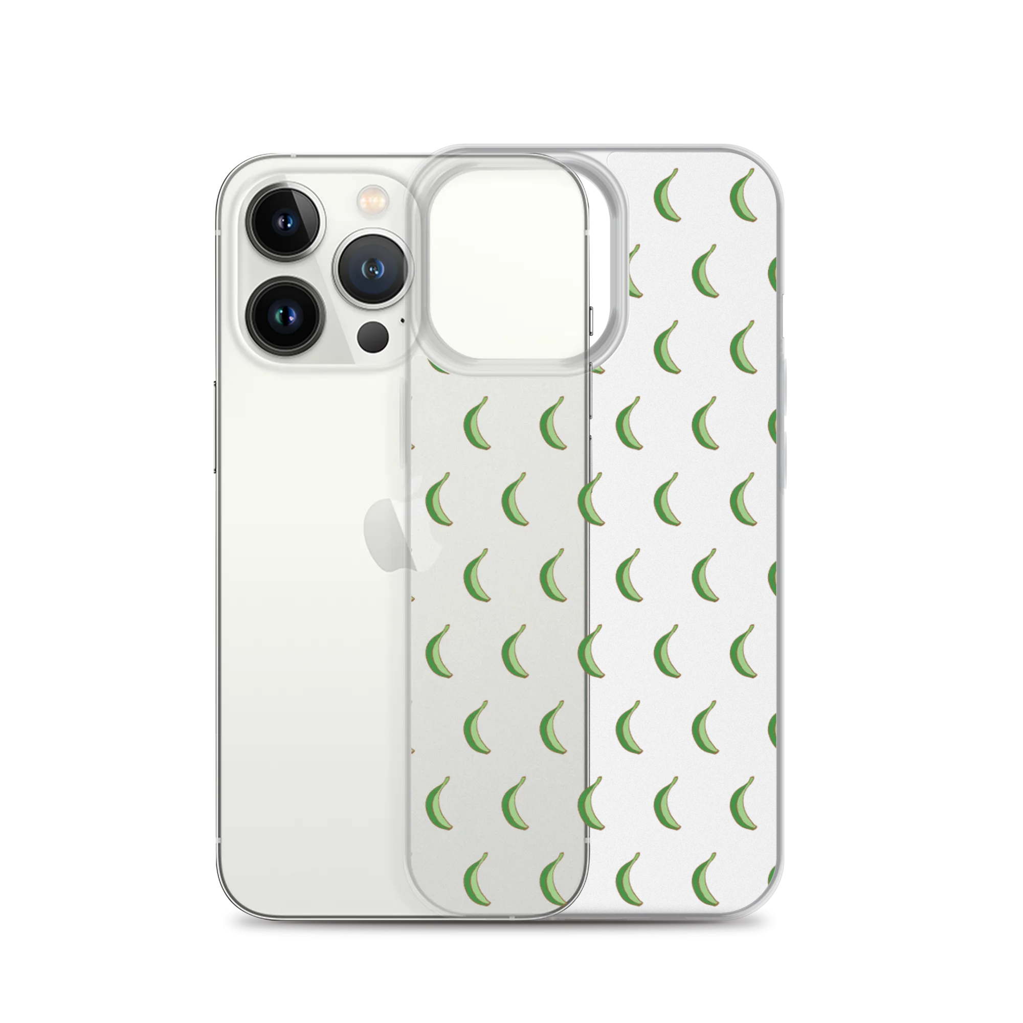 Platano All-Over Dominican iPhone Case (Transparent)