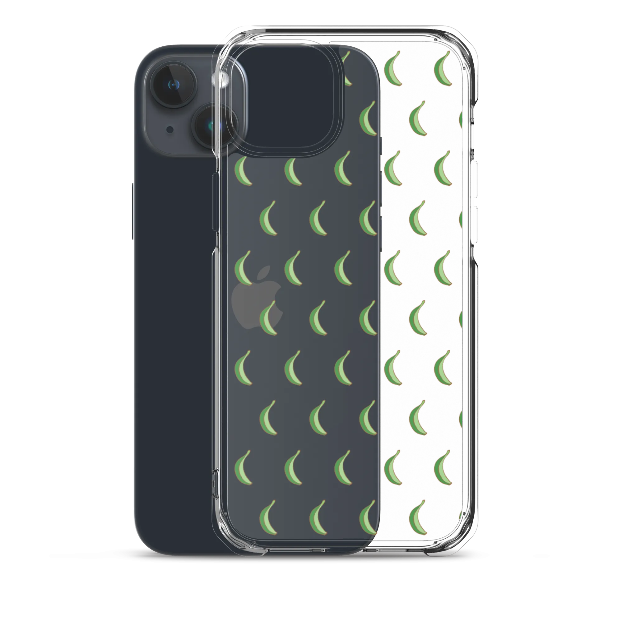 Platano All-Over Dominican iPhone Case (Transparent)