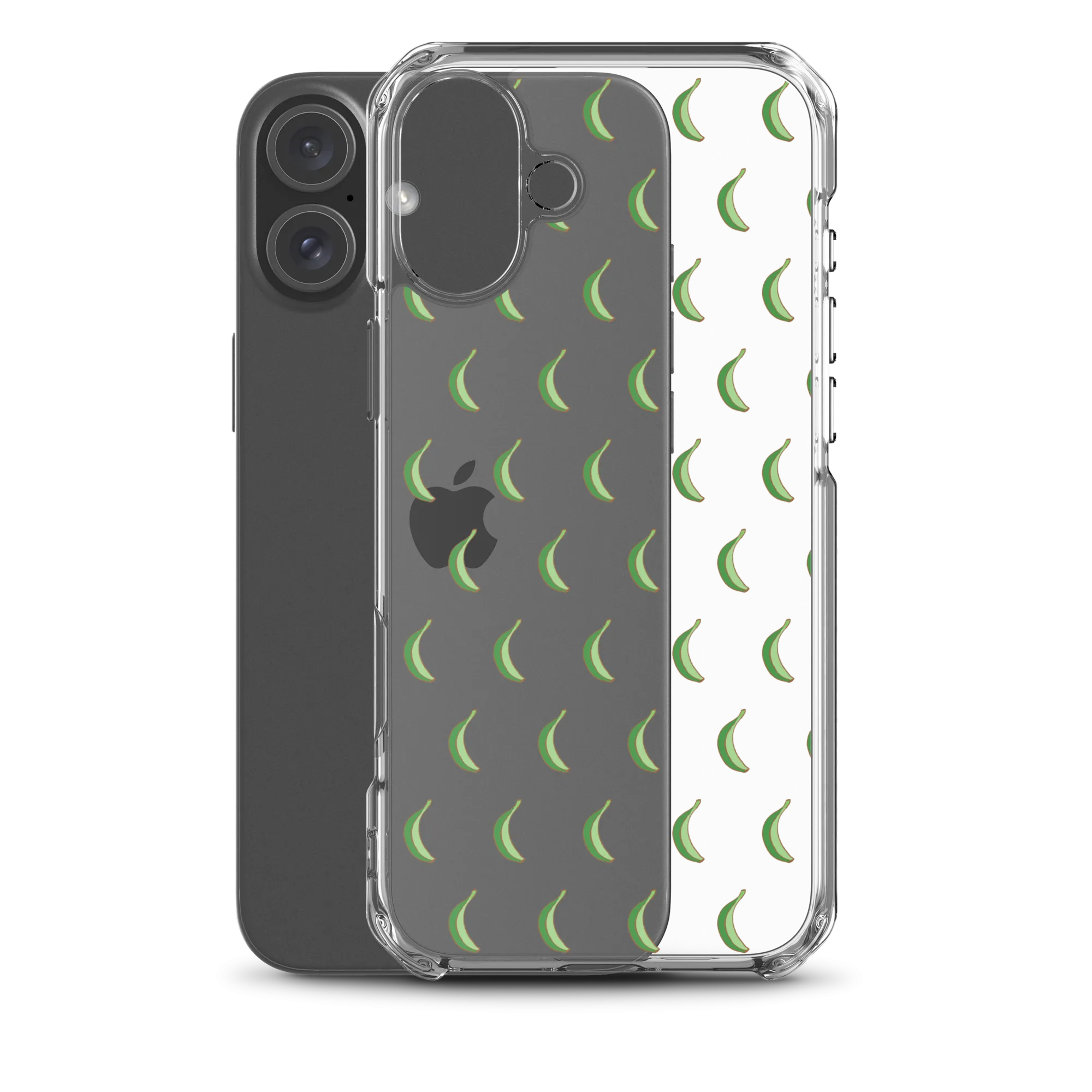 Platano All-Over Dominican iPhone Case (Transparent)
