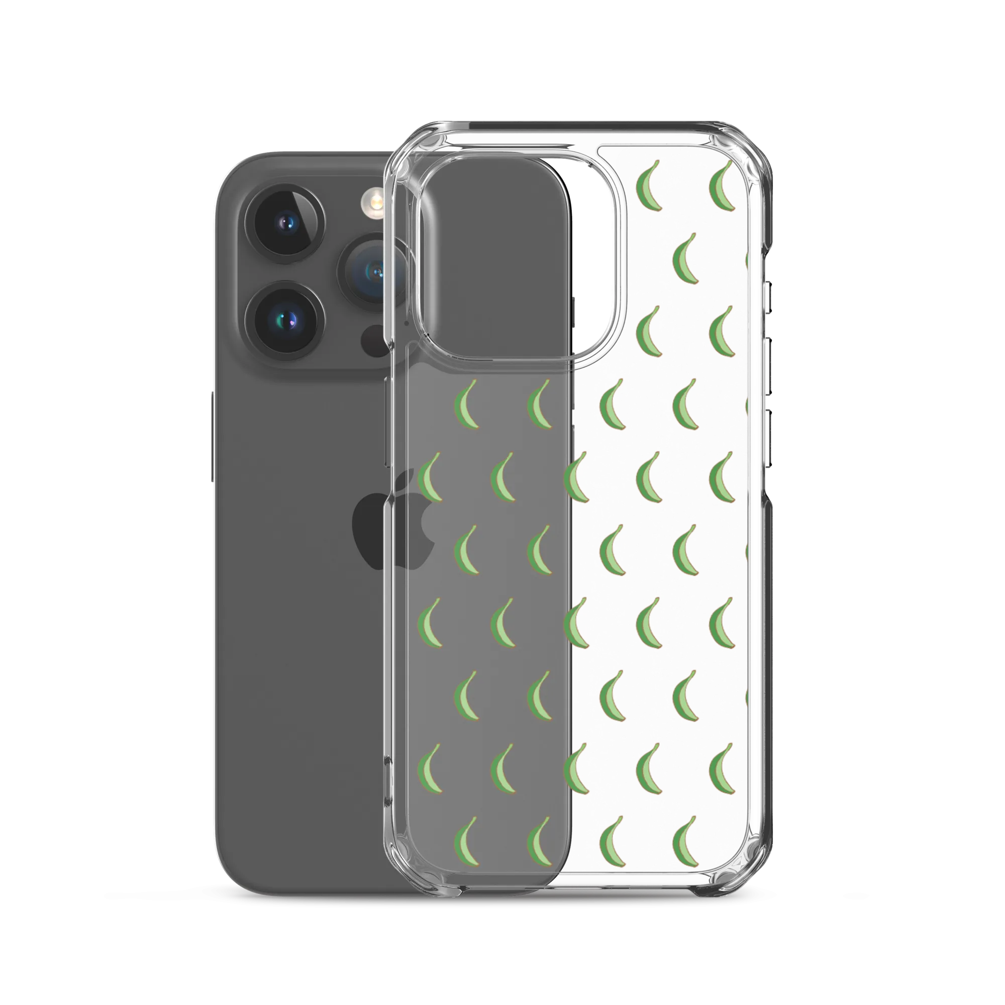 Platano All-Over Dominican iPhone Case (Transparent)