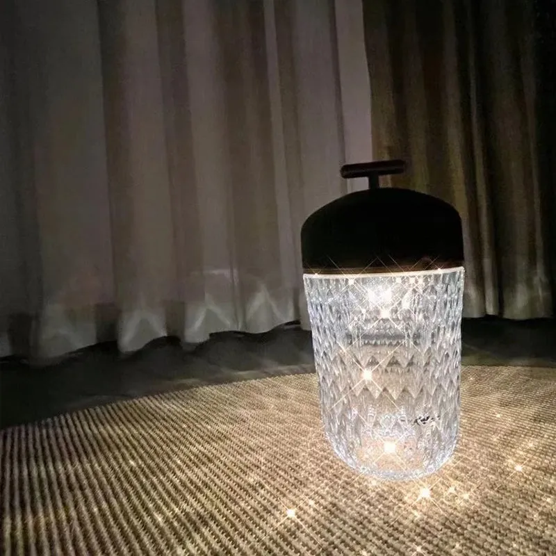 Portable Crytal Touch LED Table Lamp