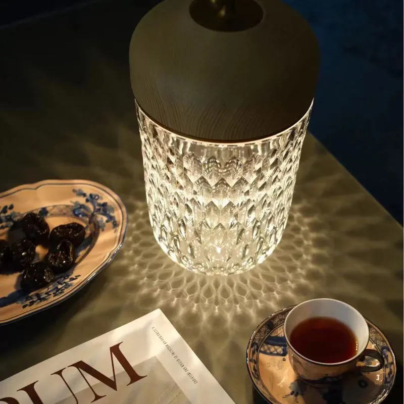 Portable Crytal Touch LED Table Lamp
