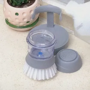 Press-type Dish-washing Kitchen Brush