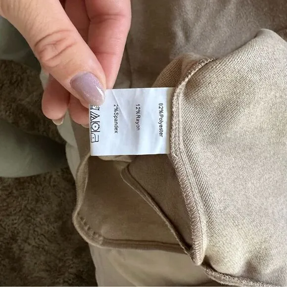 Princess Polly brown/tan oversized shacket