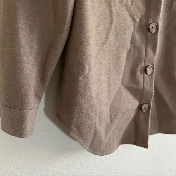 Princess Polly brown/tan oversized shacket