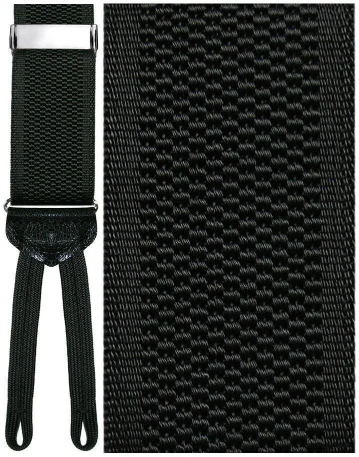 "Molise" Black Suspenders