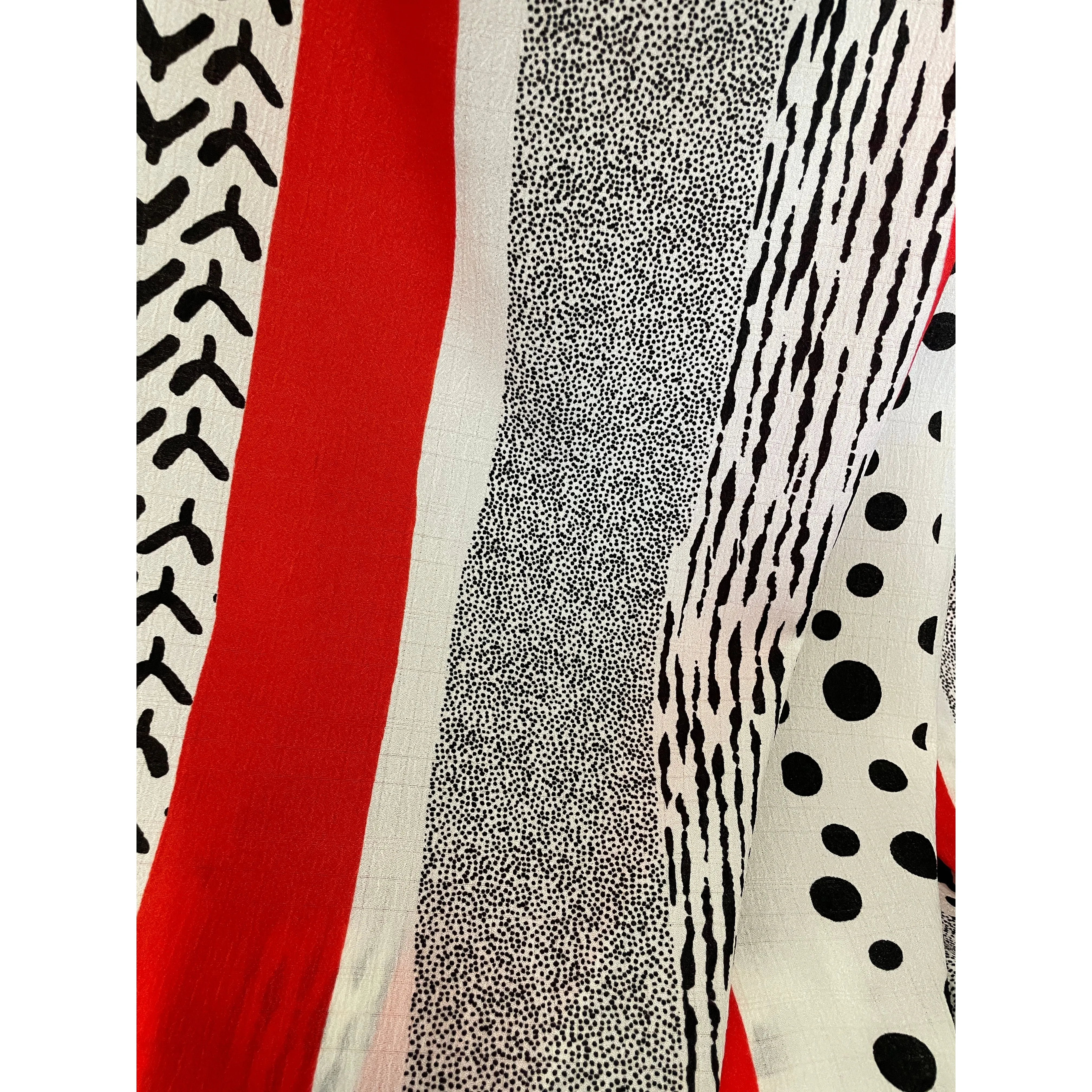 Red creative art (fabric)