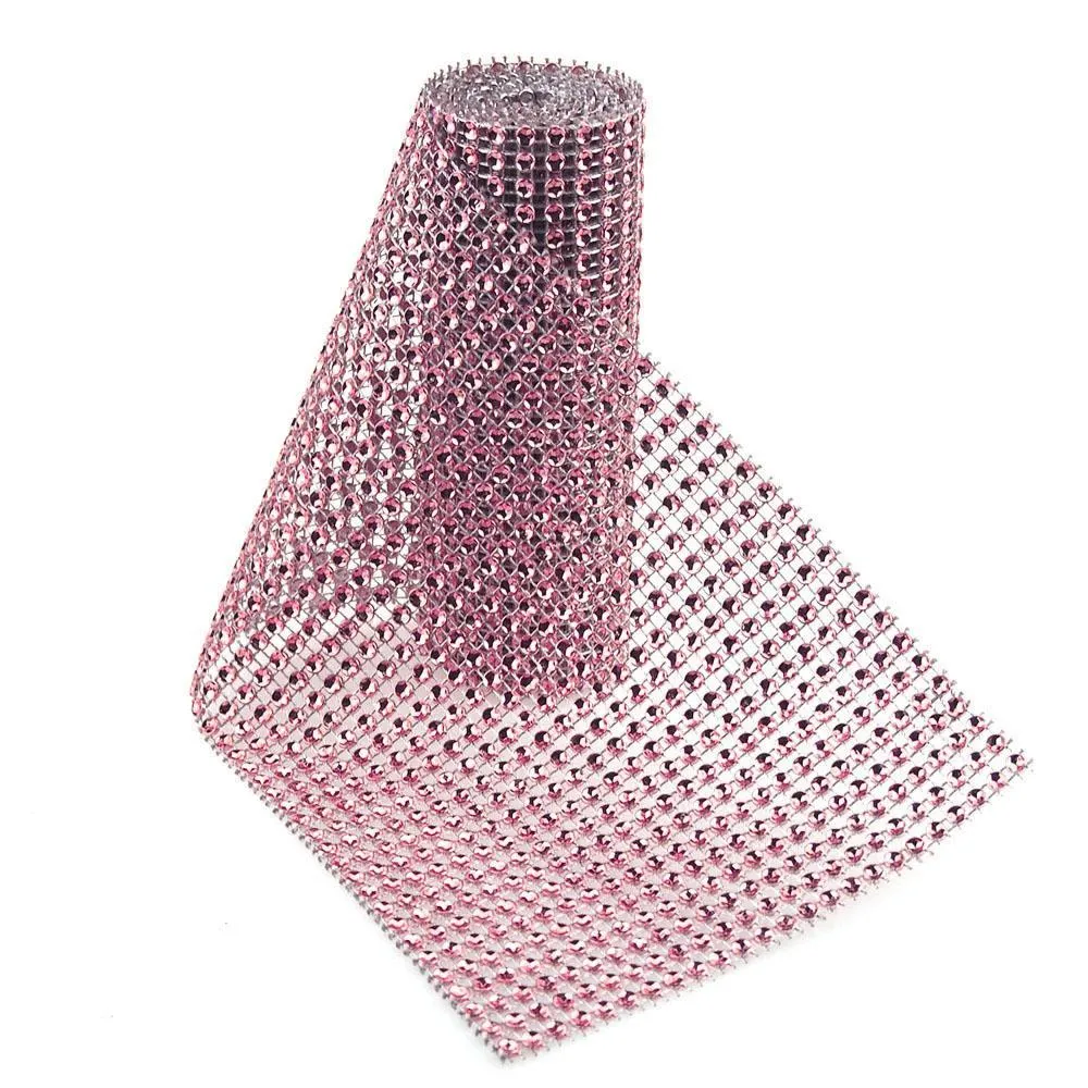 Rhinestone Mesh Wrap Roll, 4-3/4-inch, 1-yard