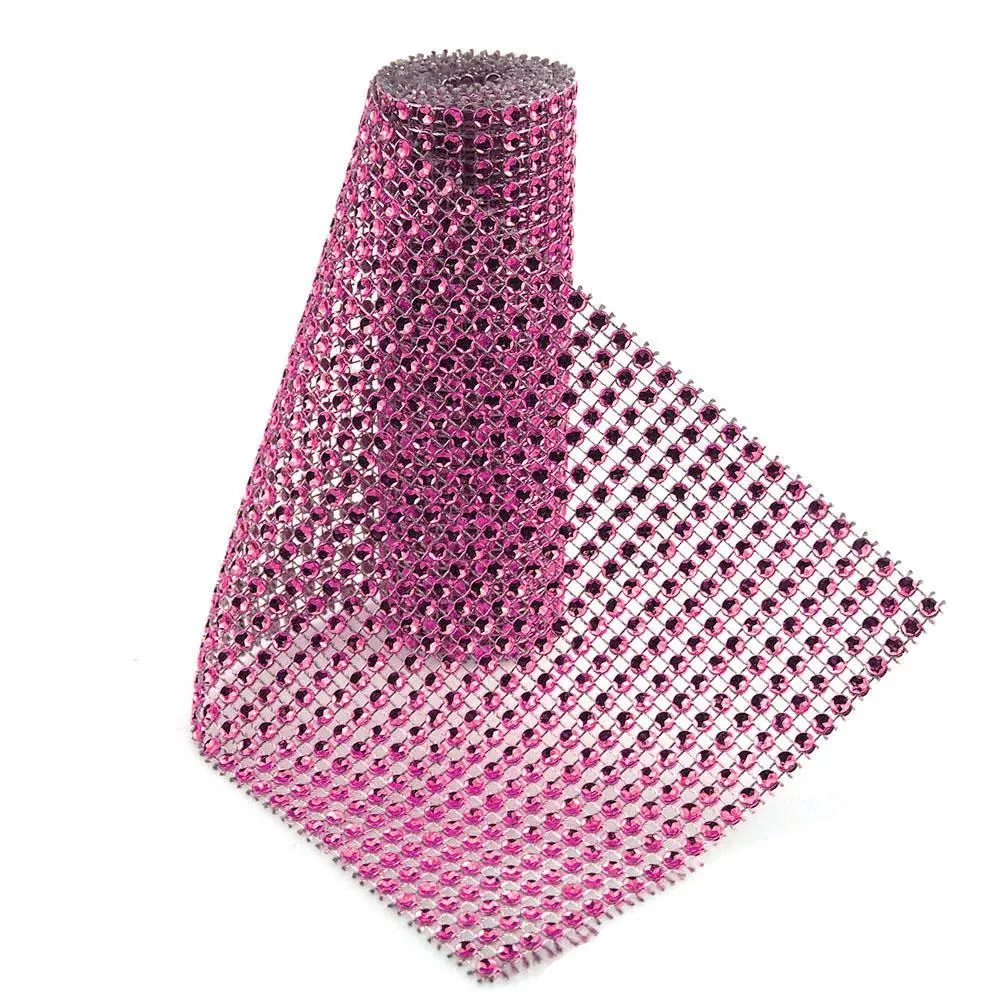 Rhinestone Mesh Wrap Roll, 4-3/4-inch, 1-yard