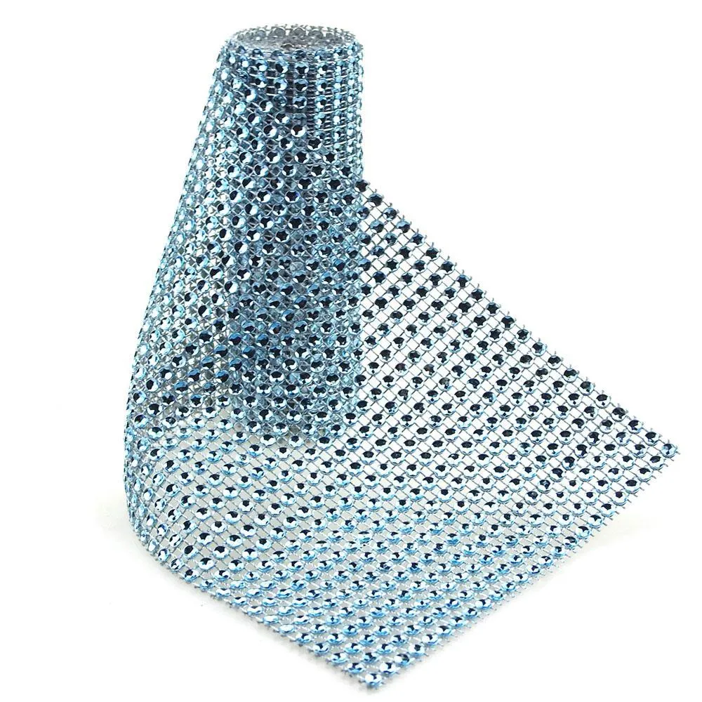 Rhinestone Mesh Wrap Roll, 4-3/4-inch, 1-yard