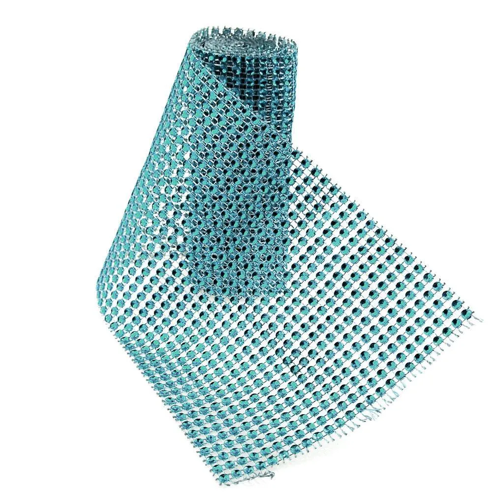 Rhinestone Mesh Wrap Roll, 4-3/4-inch, 1-yard