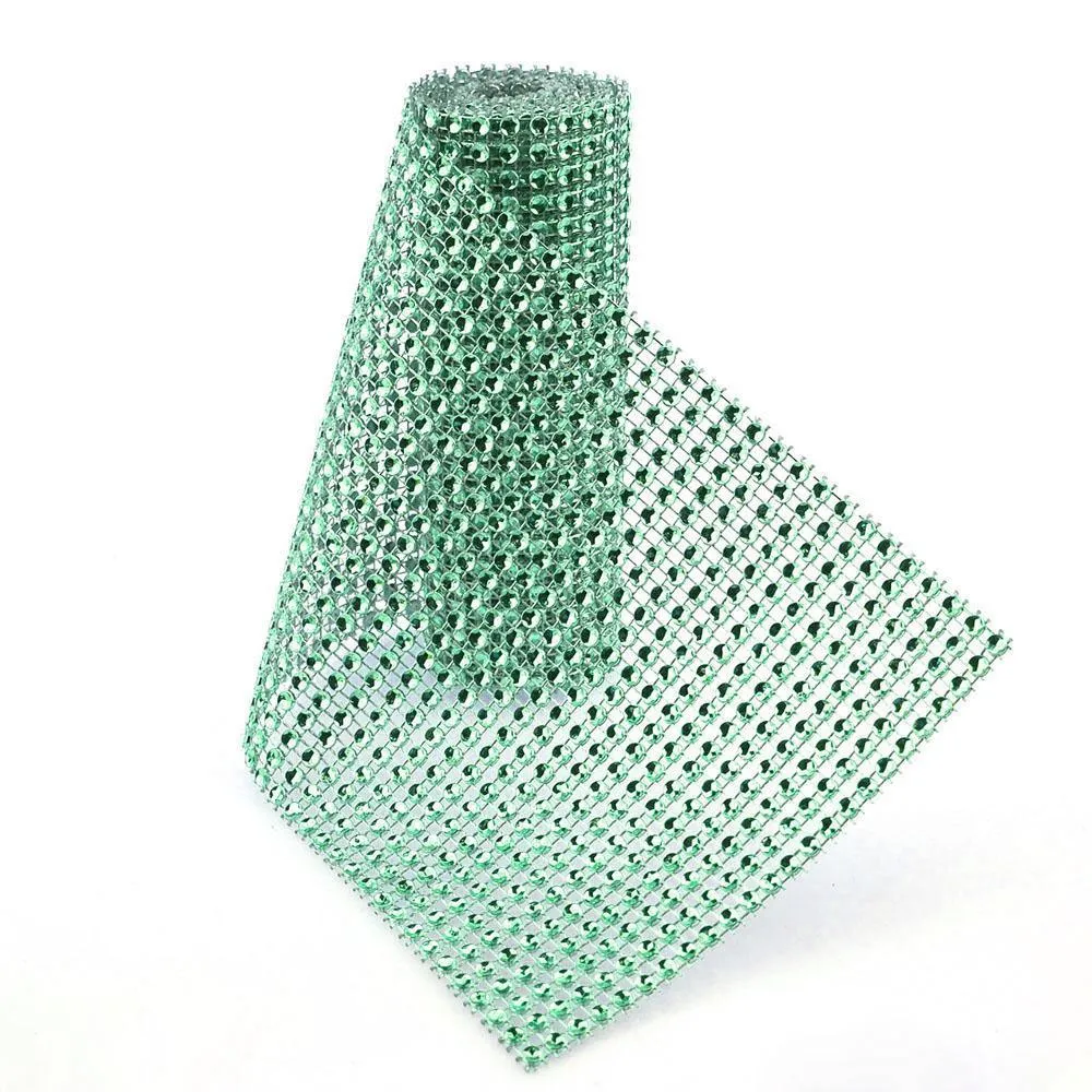 Rhinestone Mesh Wrap Roll, 4-3/4-inch, 1-yard