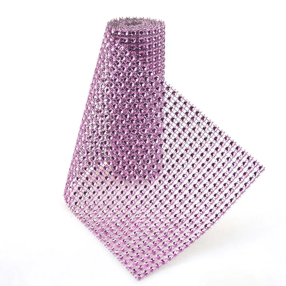 Rhinestone Mesh Wrap Roll, 4-3/4-inch, 1-yard