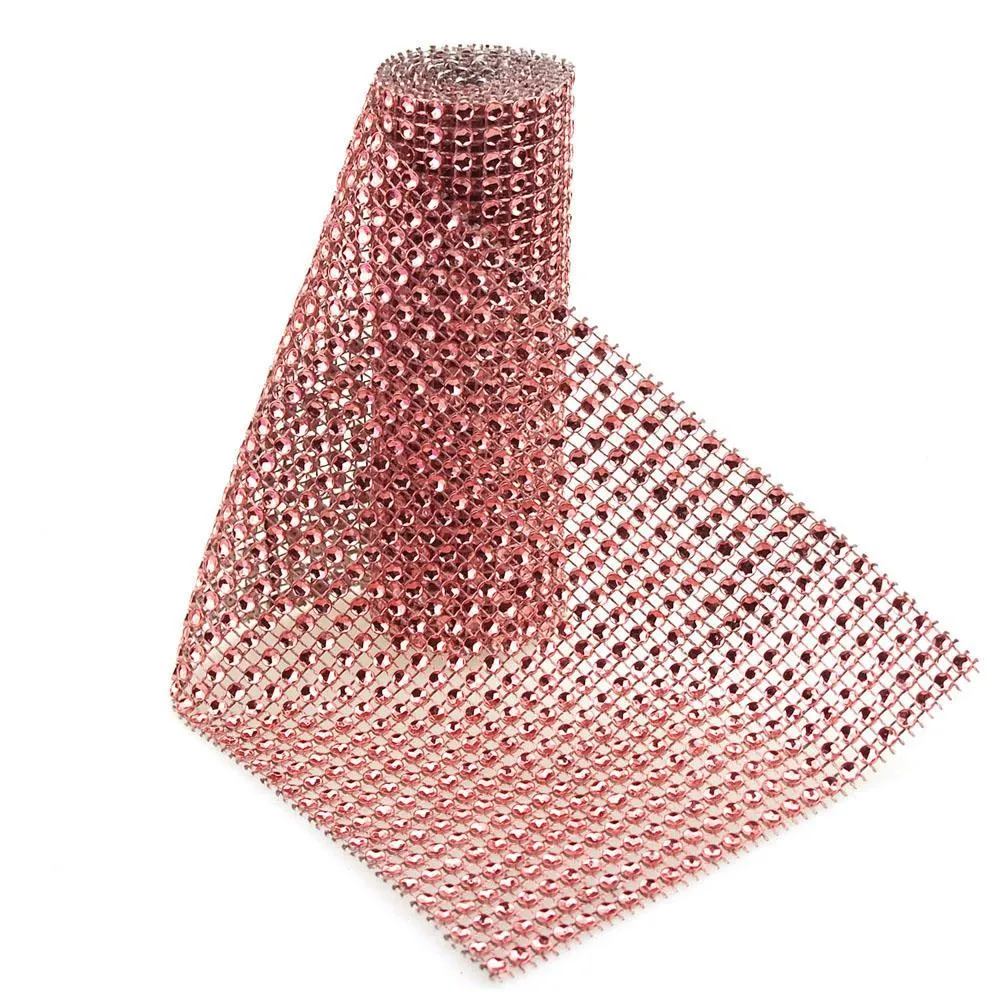 Rhinestone Mesh Wrap Roll, 4-3/4-inch, 1-yard
