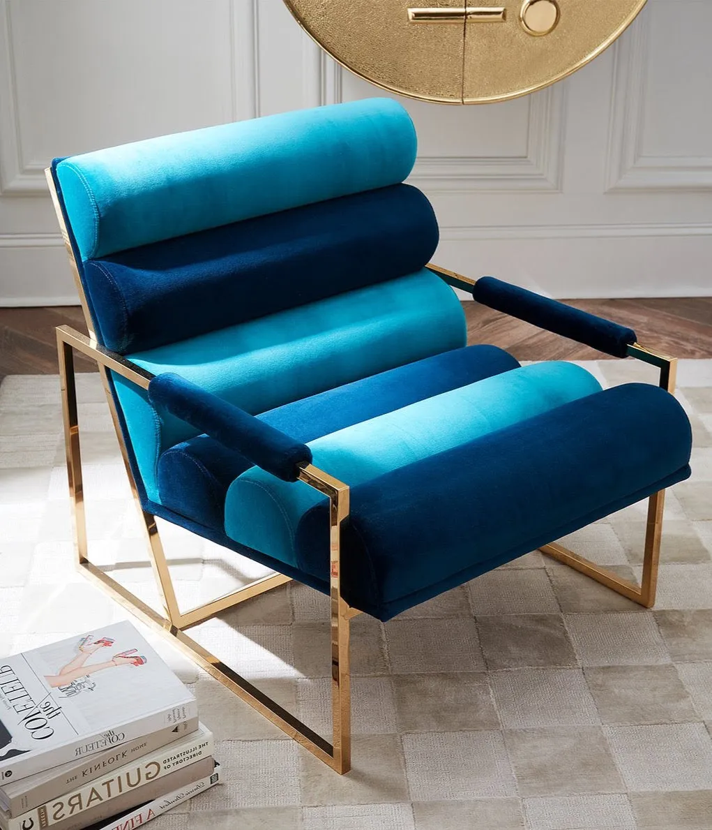 Rialto Channelled Goldfinger Lounge Chair