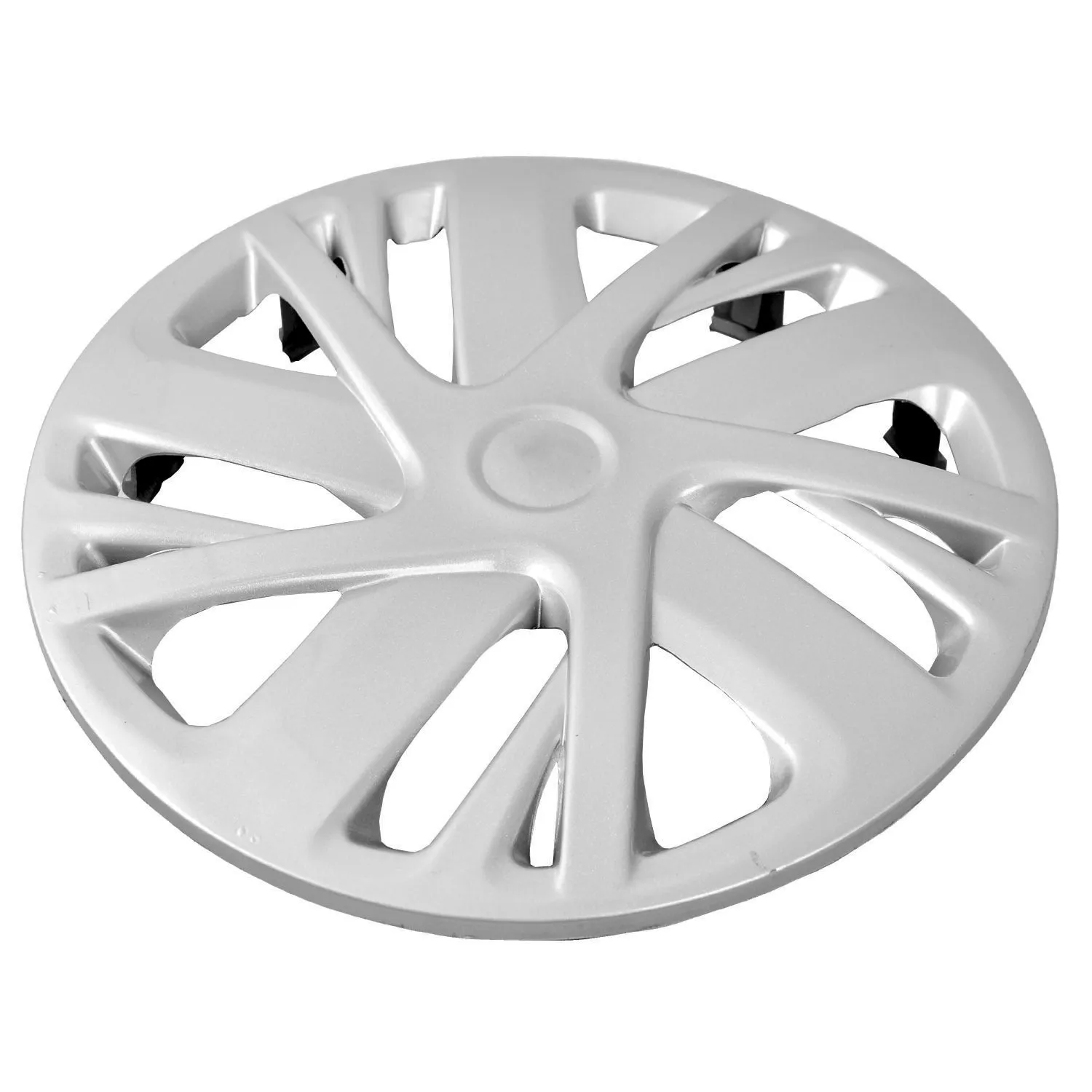 R.J.VON Premium Stylish Silver Colour Wheel Cover For All Cars (Set Of 5).