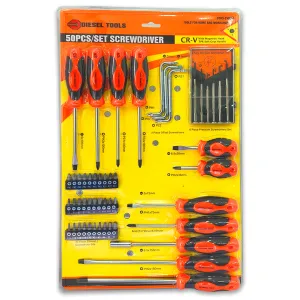 Set Destornilladores x50 Pzs REF DT03TW004