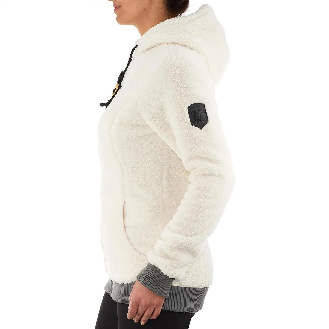 SH100 Ultra-Warm Women’s Snow Hiking Fleece Jacket - White