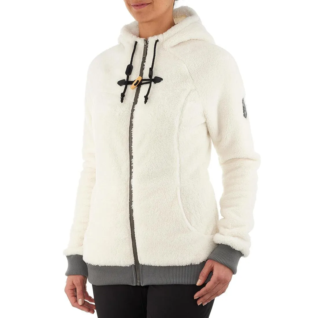 SH100 Ultra-Warm Women’s Snow Hiking Fleece Jacket - White