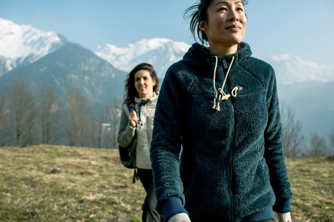 SH100 Ultra-Warm Women’s Snow Hiking Fleece Jacket - White