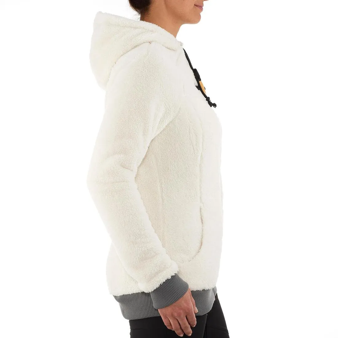 SH100 Ultra-Warm Women’s Snow Hiking Fleece Jacket - White