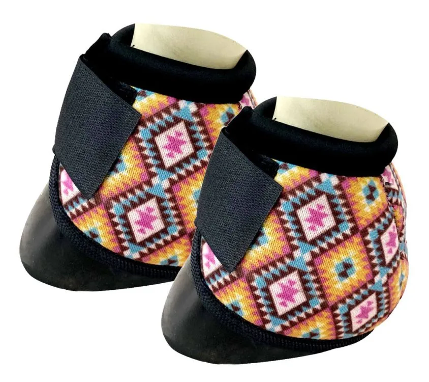 Showman ® Daybreak Aztec Elite Equine Bell Boot *Sold in Pairs*